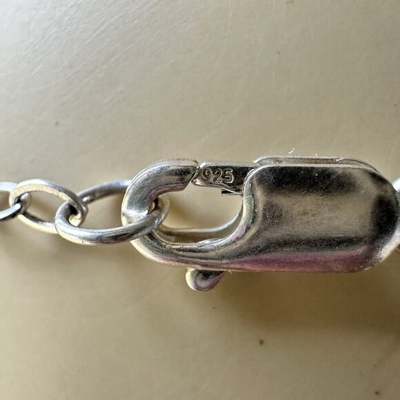 Ray Youmans Dinosaur Therapod Gembone Pendant Necklace Sterling 20" Silver 25.0g - Picture 8 of 12